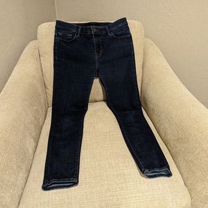 GUC J Brand Mid Rise Skinny Crop Jeans, 28